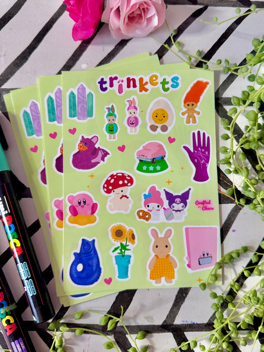 Trinkets Sticker Sheet