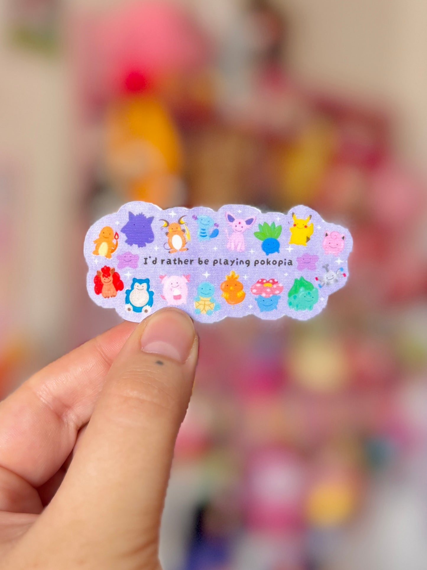 I’d Rather be Playing Pokopia - Sticker