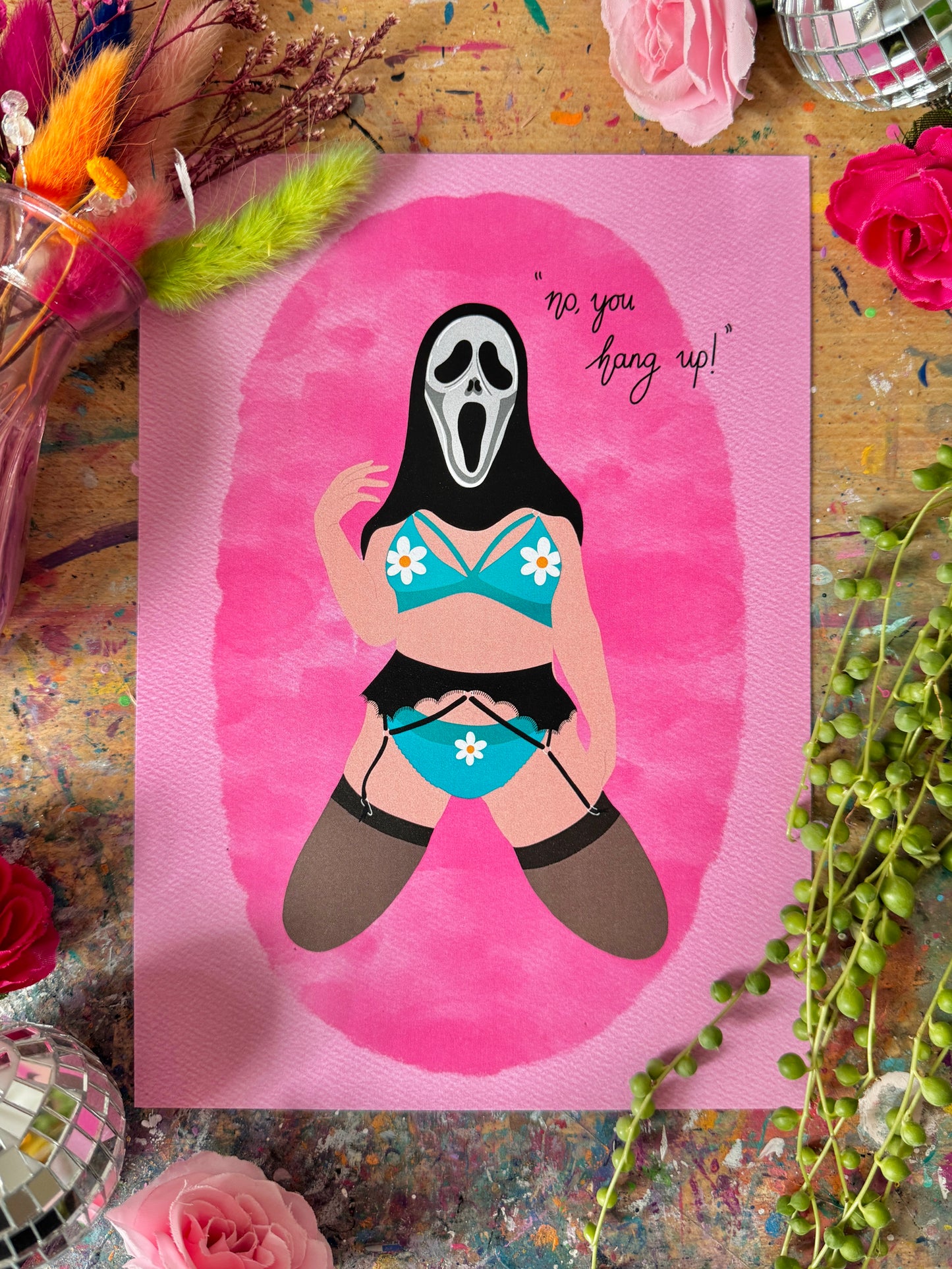Scream Girl Print