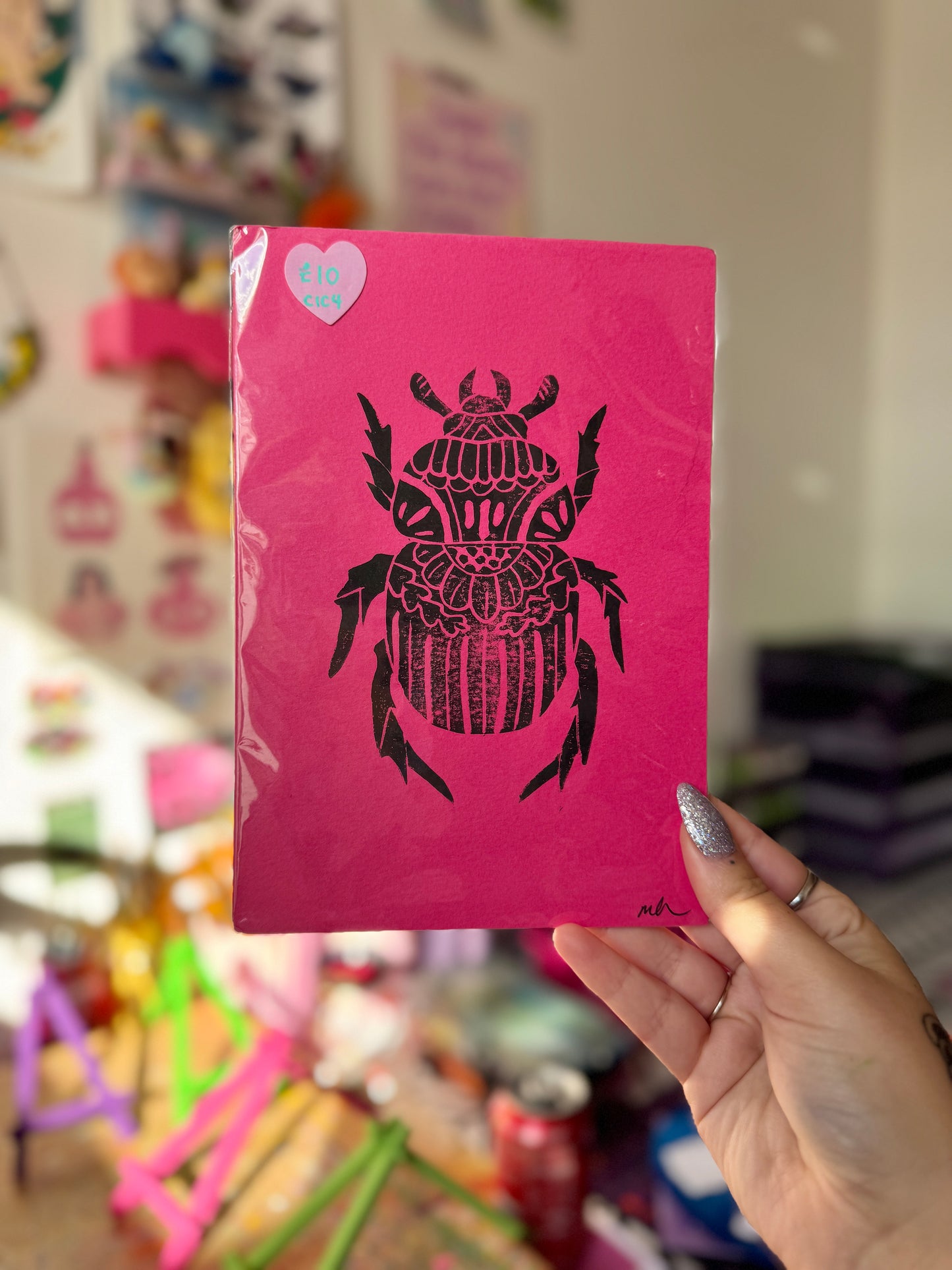 Sale - Beetle A5 Linoprints