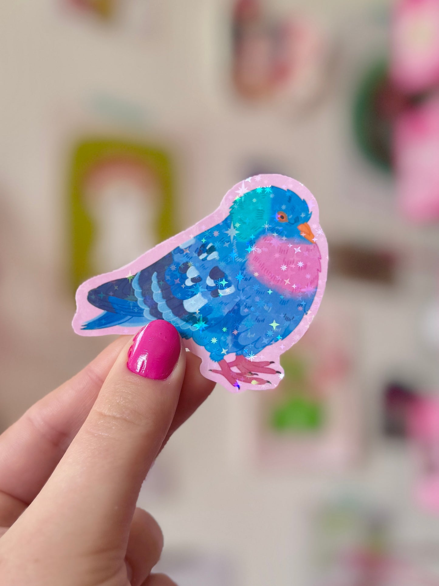 Fancy Pigeon Sticker