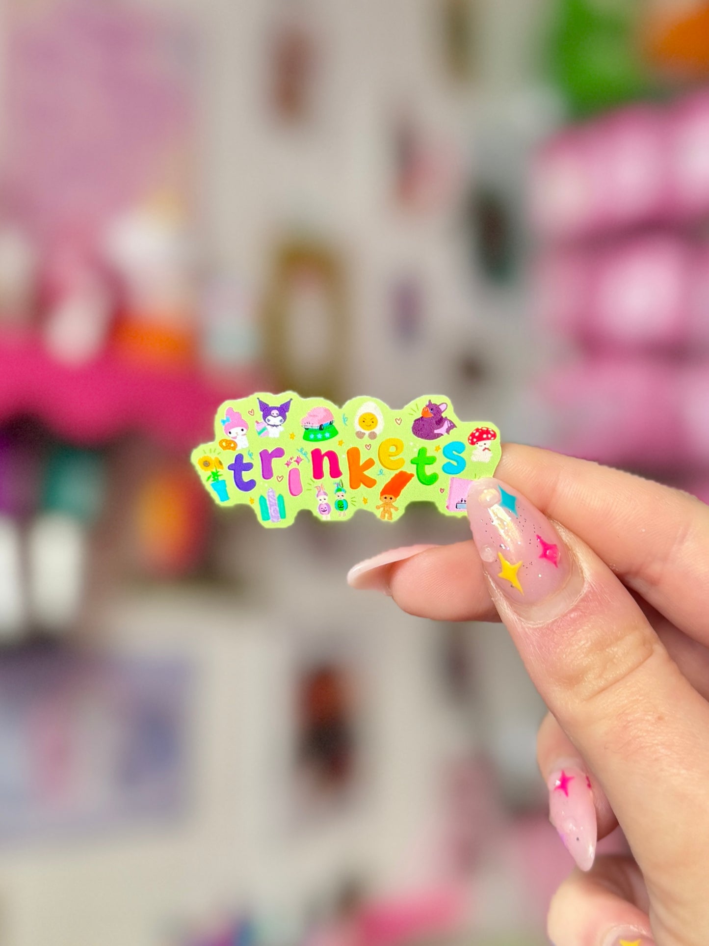 Trinkets Sticker