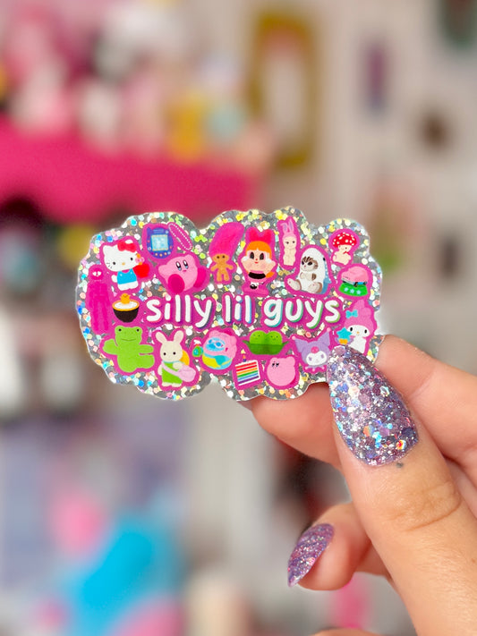 Silly Lil Guys - Holo Sticker