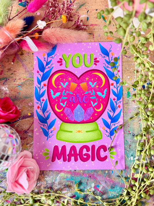 You Are Magic  - A6 Postcard