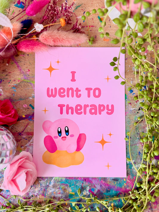 I Went to Therapy - A6 Postcard
