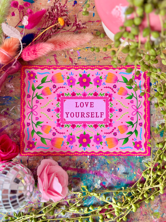 Love Yourself - A6 Postcard