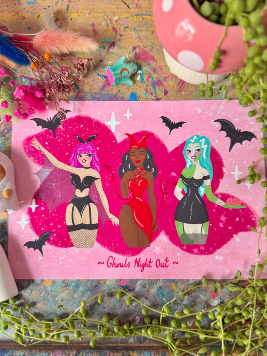 Ghouls Night Out - Print