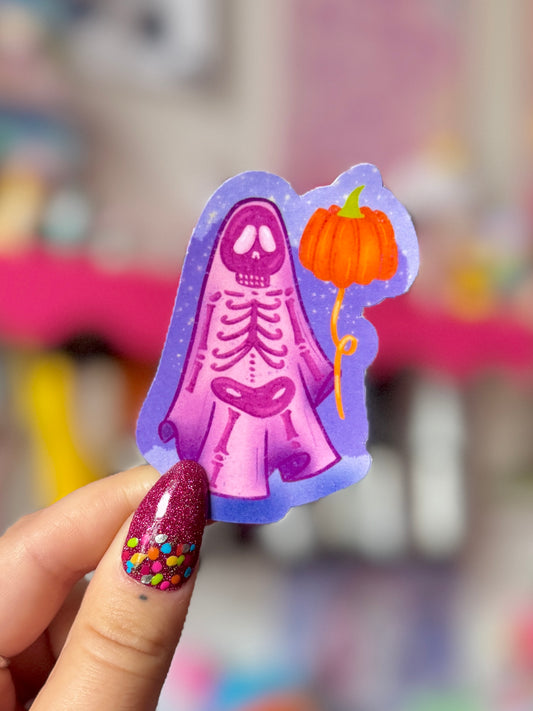 Ghost Trick or Treater - Sticker