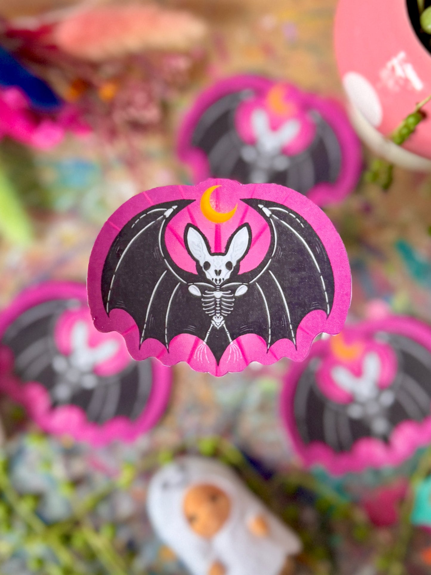Skeleton Bat - Sticker