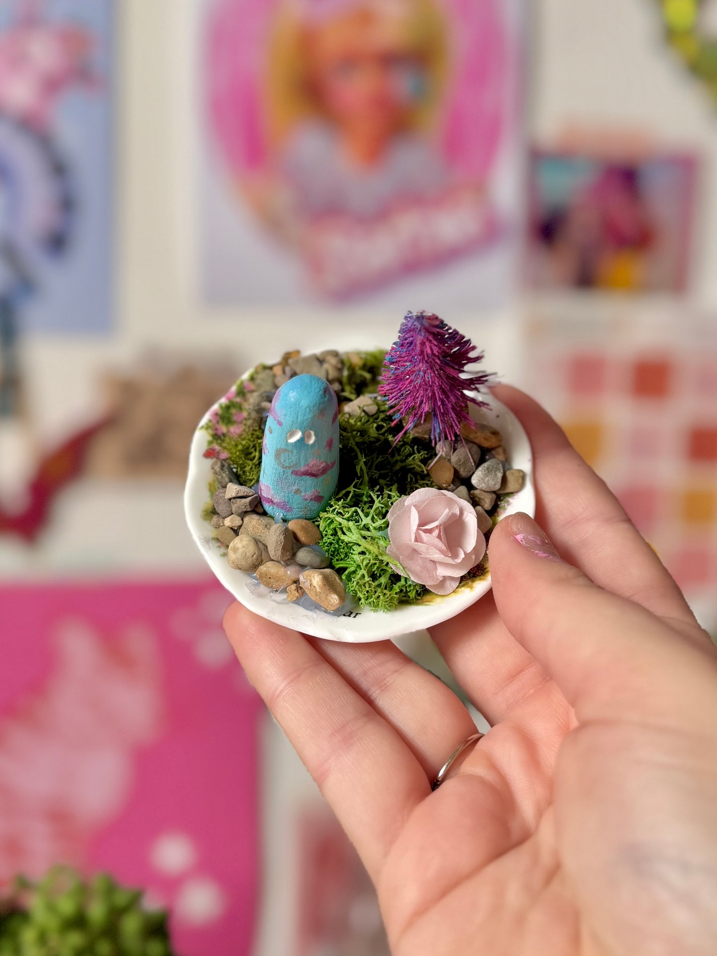 Tiny Clay Ghost Plate