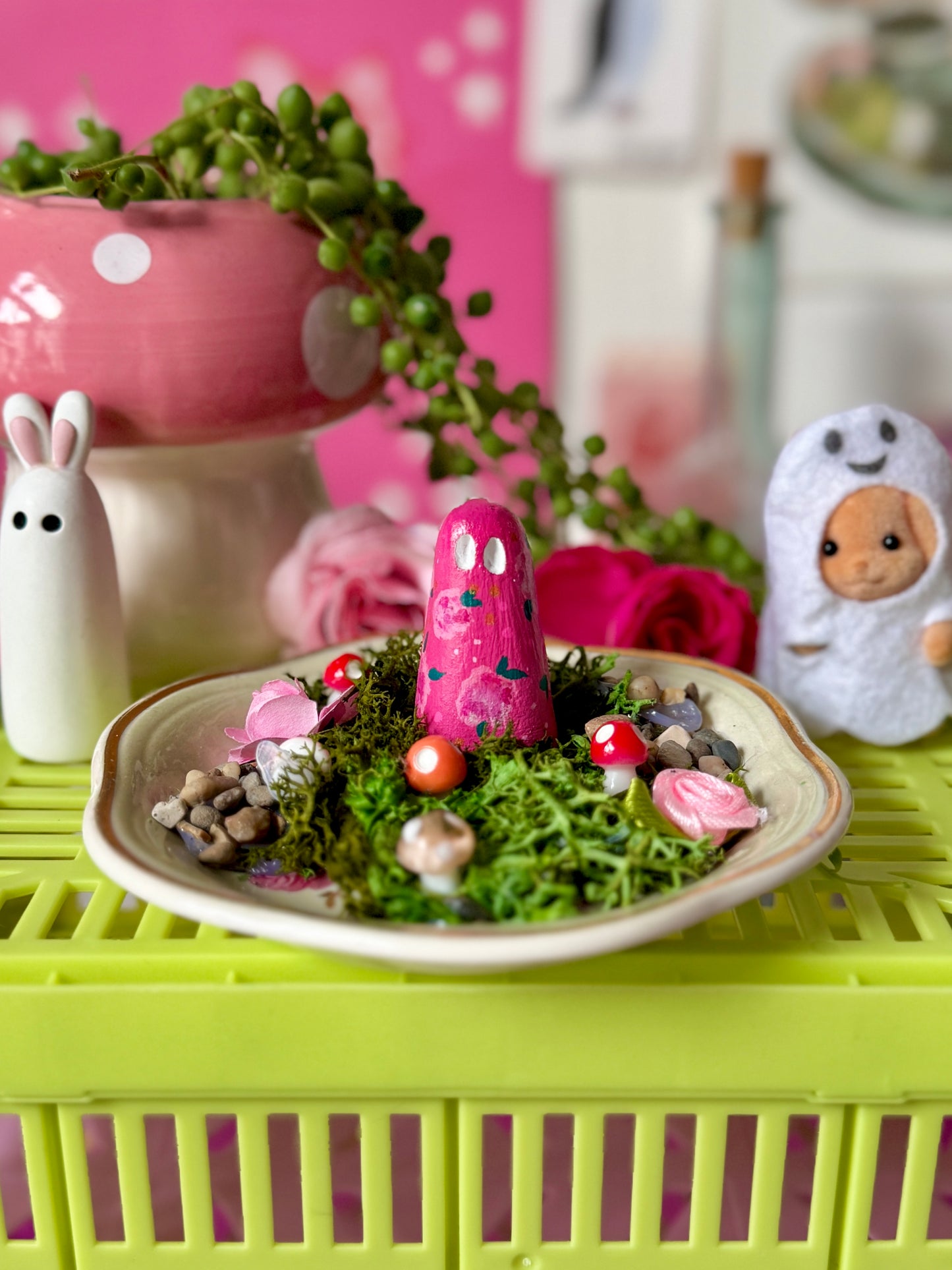 Small Clay Ghost Plate