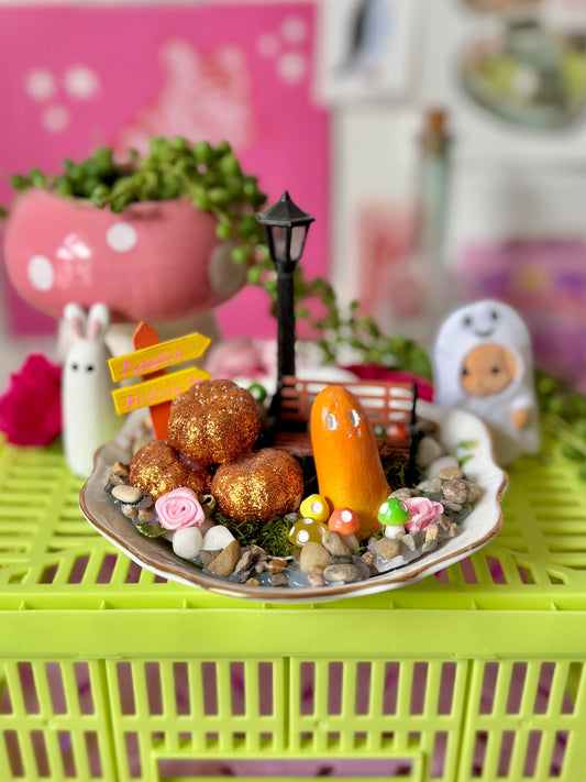 Large Clay Ghost Plate