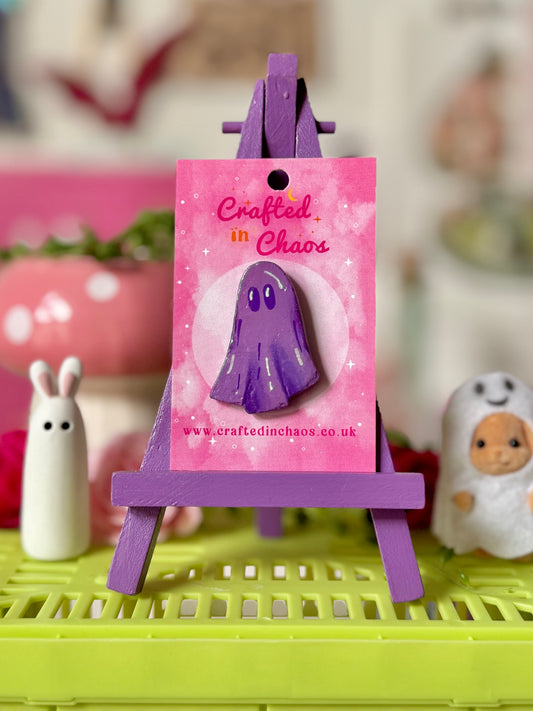Lilac Ghost - Clay Pin