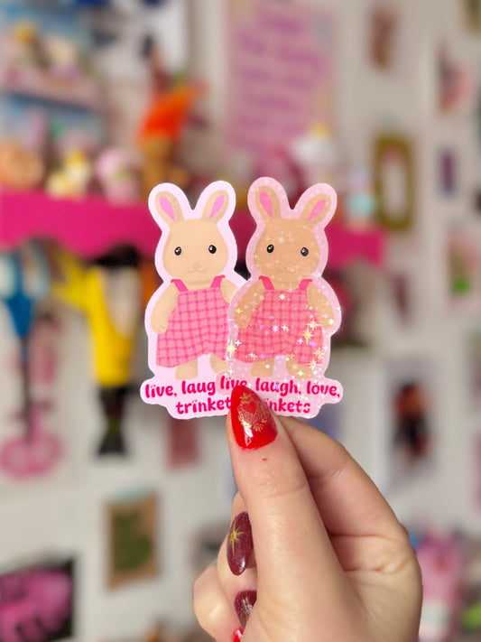 Live, Laugh, Love, Trinkets - Sticker
