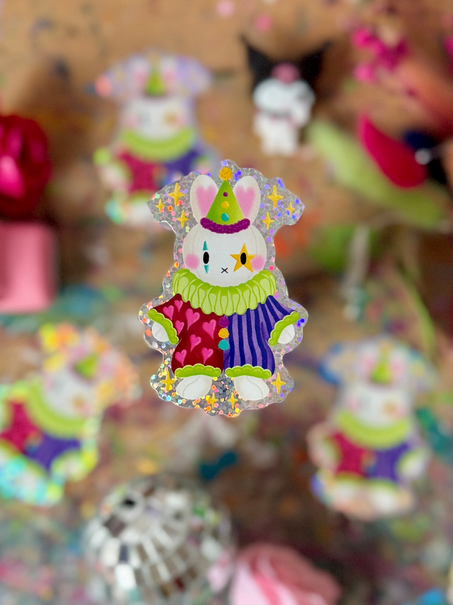 Clown Miffy - Holo Sticker