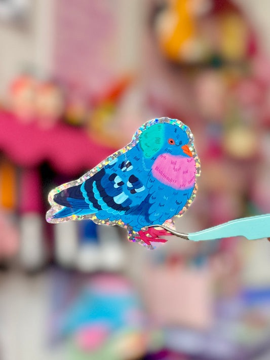 Fancy Pigeon - Holo Sticker