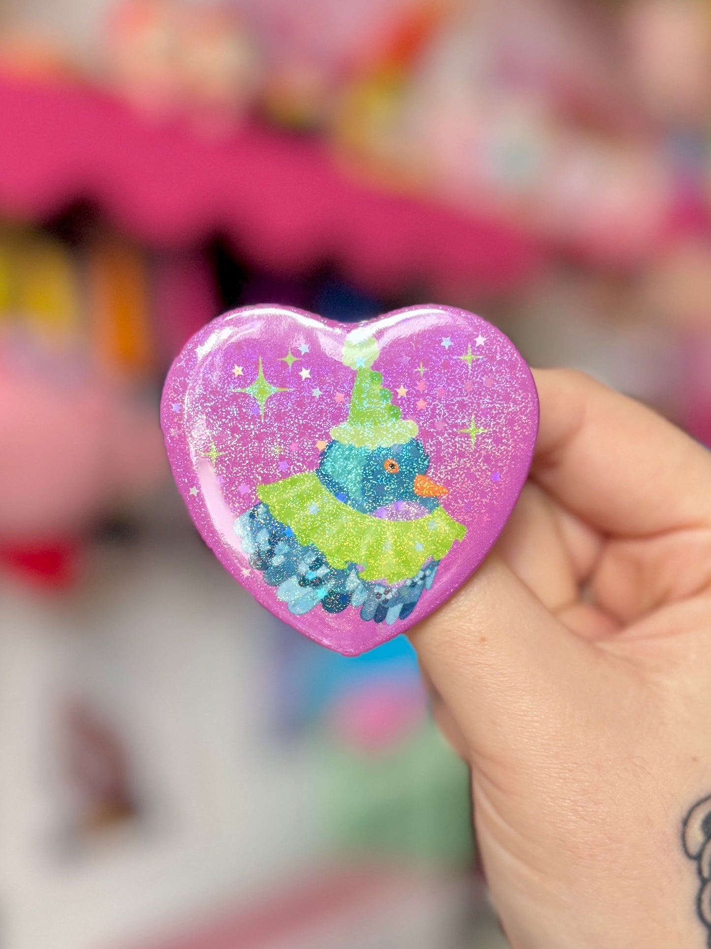 Clown Pigeon - Badge