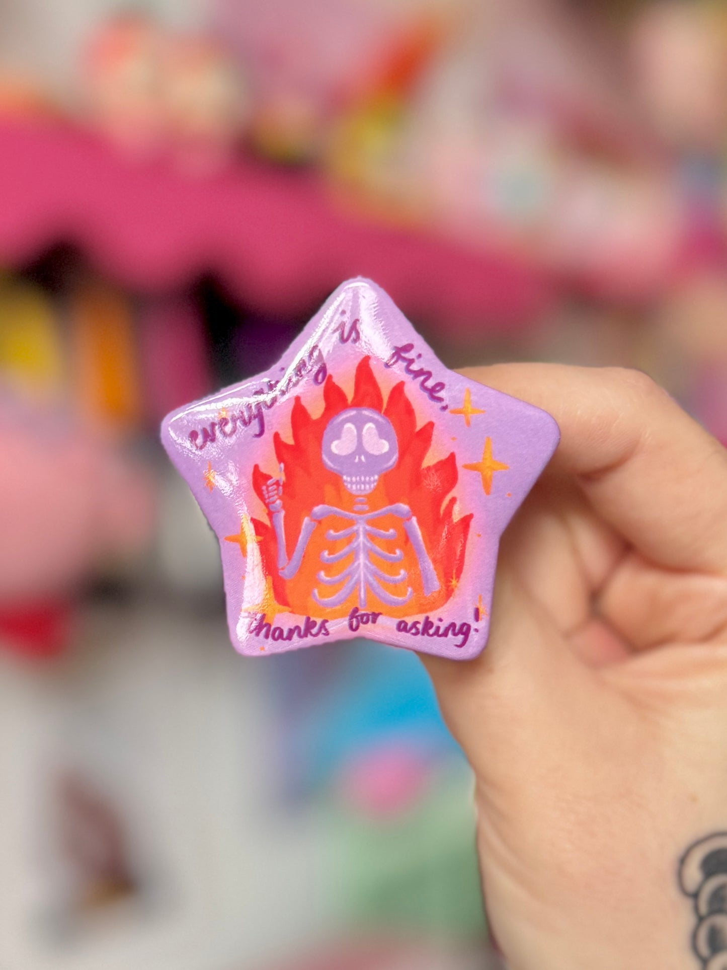 Everything is Fine, Thanks for Asking! - Badge