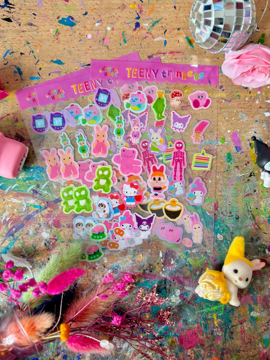 Teeny Trinkets - A6 Sticker Sheet