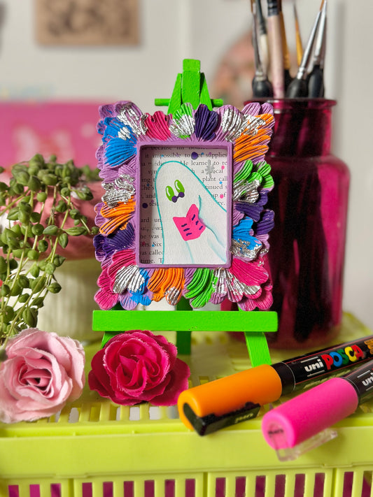Reading In Peace Ghost Frame