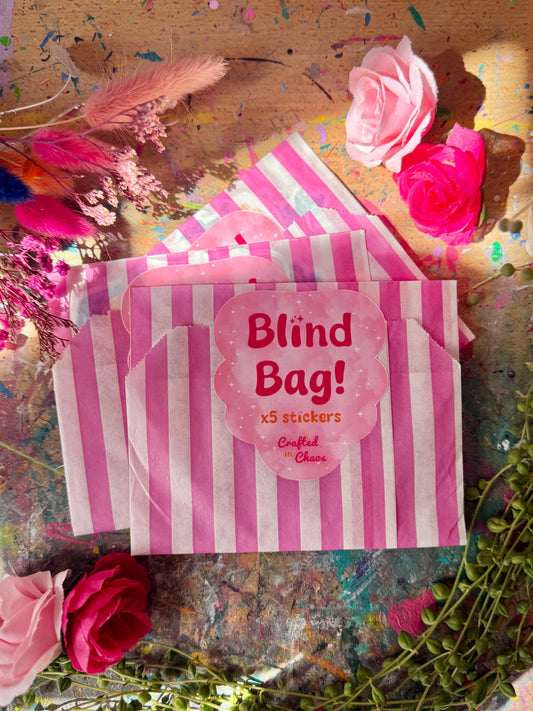 Blind Bag! x5 Stickers