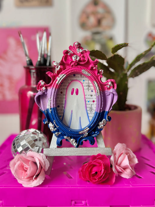 Bisexual Pride Flag Ghost Frame (Made to Order)