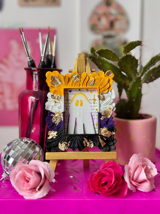 Non Binary Pride Flag Ghost Frame (Made to Order)