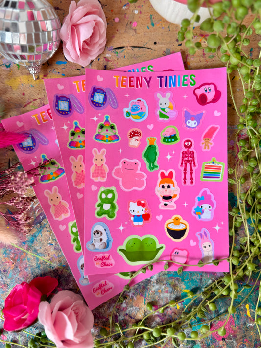 Teeny Tinies - A6 Sticker Sheet