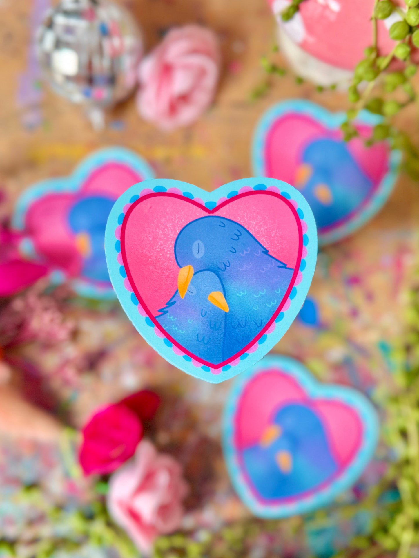 Pigeon Love - Sticker