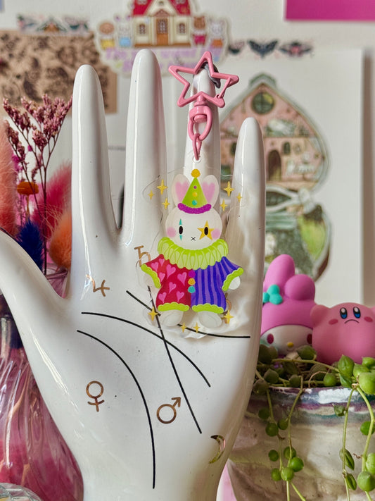 Clown Miffy - Acrylic Keyring